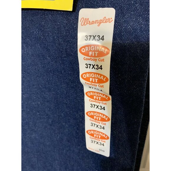 New Wrangler Pro Rodeo Jeans 13MWZPW Original Fit 37 X 34 Cowboy Cut Brand NWT - Picture 3 of 9